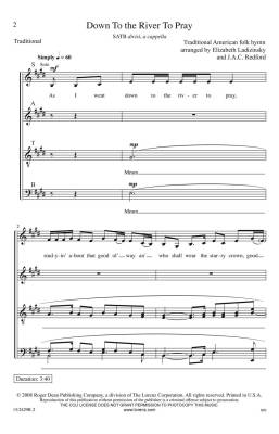 Down to the River to Pray - Traditional/Redford - SATB