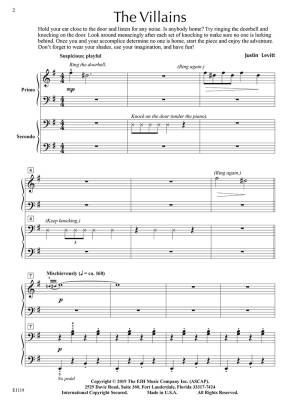 The Villains - Levitt - Piano Duet (1 Piano, 4 Hands) - Sheet Music