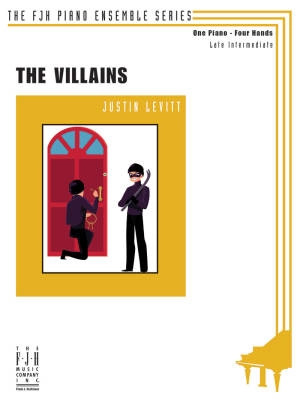 FJH Music Company - The Villains - Levitt - Piano Duet (1 Piano, 4 Hands) - Sheet Music