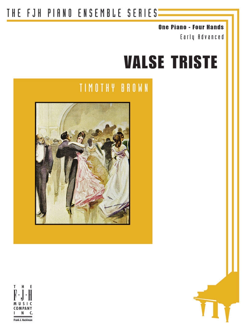 Valse Triste - Brown - Piano Duet (1 Piano, 4 Hands) - Sheet Music