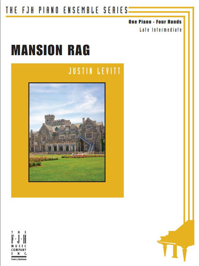 Mansion Rag - Levitt - Piano Duet (1 Piano, 4 Hands) - Sheet Music