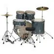Roadshow 5-Piece Drum Kit (22,10,12,16,SD) with Hardware and Cymbals - Aqua Blue