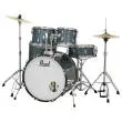 Roadshow 5-Piece Drum Kit (22,10,12,16,SD) with Hardware and Cymbals - Aqua Blue