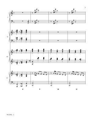 Festival of Hymns for Four Pianos - Hayes - Piano Ensemble (4 Pianos, 8 Hands) - Score/Parts