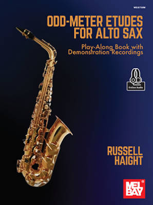 Odd-Meter Etudes for Alto Sax - Haight - Book/Audio Online