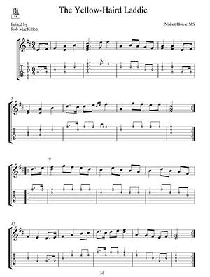 Scottish 18th-Century Guitar Tunes (in Open D Tuning) - MacKillop - Guitar TAB - Book/Audio Online