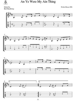 Scottish 18th-Century Guitar Tunes (in Open D Tuning) - MacKillop - Guitar TAB - Book/Audio Online