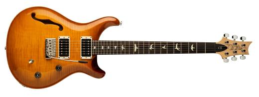 PRS S2 - CE24 Semi-Hollow Electric Guitar w/Gig Bag - McCarty Sunburst