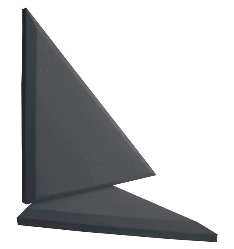 Apex Accent Triangle Acoustic Panels 24\'\'x24\'\'x2\'\' - Black (2)