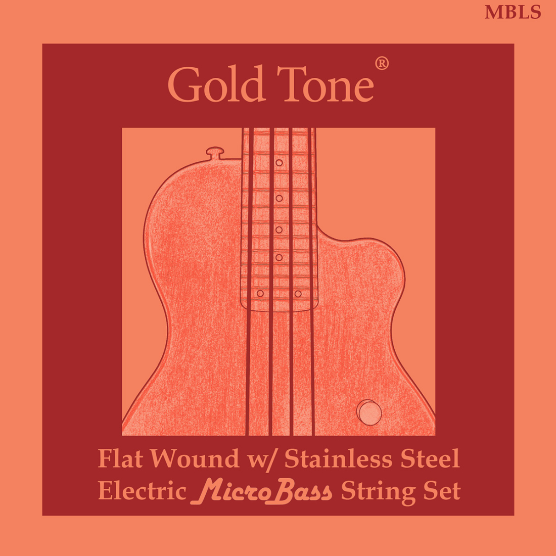 MBLS MicroBass LaBella Flat Wound Strings
