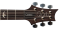 Custom 24 Electric Guitar with Pattern Thin Neck, Case Included - Black Gold Burst