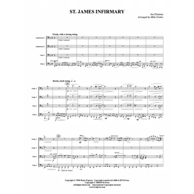 St. James Infirmary - Traditional/Forbes - Euphonium/Tuba Quartet
