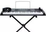 Melody 61 MKII 61-Key Portable Keyboard with Stand, Bench, Headphones and Microphone