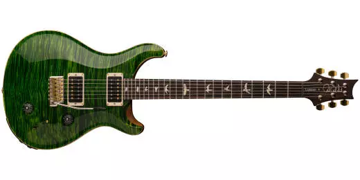 Custom 24 Electric Guitar with Pattern Thin Neck, Case Included - Emerald