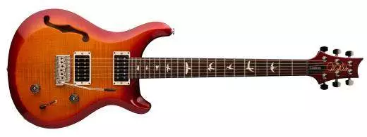 Guitare  corps semi-creux S2 Custom 22 avec tui -Dark Cherry Sunburst