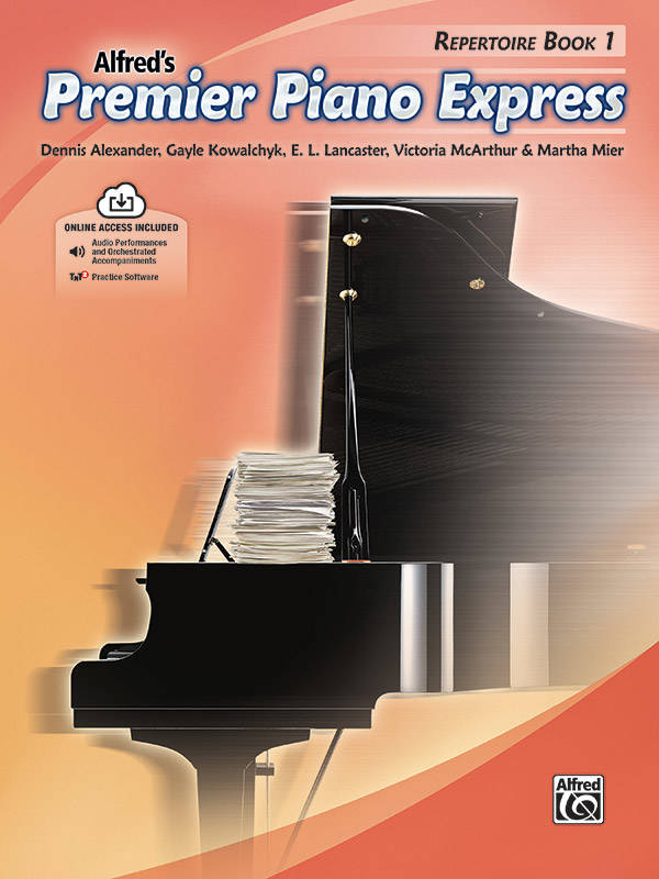Premier Piano Express, Repertoire Book 1 - Piano - Book/Audio Online