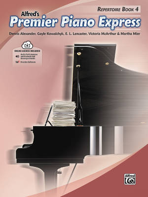 Alfred Publishing - Premier Piano Express, Repertoire Book 4 - Piano - Book/Audio Online