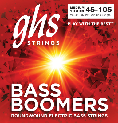 GHS Strings - Cordes de basse lectrique moyennes - Boomers 45-105