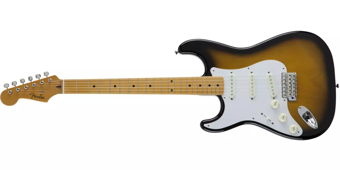 Stratocaster Traditional 50\'s gauchère fabriquée au Japon - 2 colour Sunburst