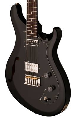 S2 Vela Semi-Hollow Body Electric Guitar - Black