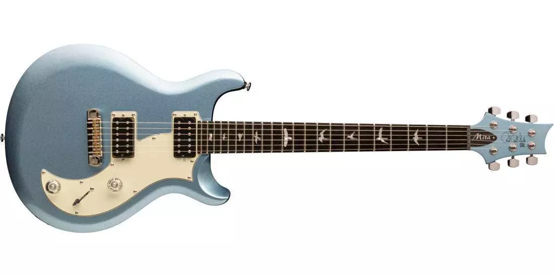 SE Mira Electric Guitar with Gigbag - Frost Blue Metallic