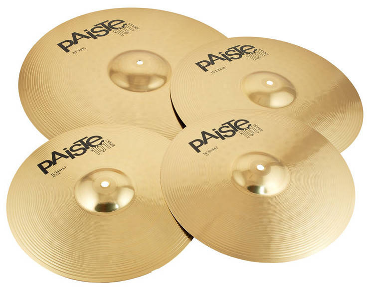 101 Brass Cymbal Pack (14\'\'HH, 16\'\'CR, 20\'\' RD)