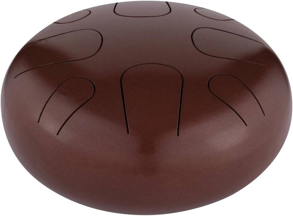 Metal Spirit Series Tongue Drum - 8-Note \'A\' Ake Bono Scale / Brown Burst