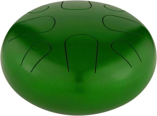 Pearl - Metal Spirit Series Tongue Drum - 8-Note A Minor Scale / Green Burst