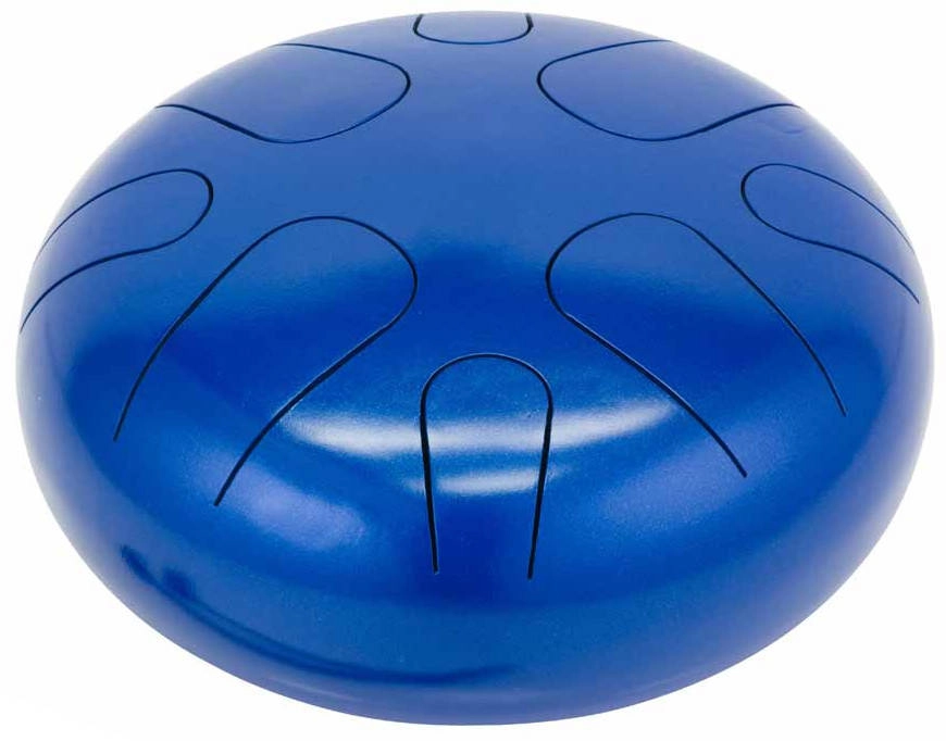 Metal Spirit Series Tongue Drum - 8-Note \'G\' Major Scale / Blue Burst