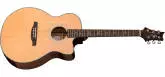 SE A55E Angeles Acoustic/Electric Guitar with Case - Black Gold