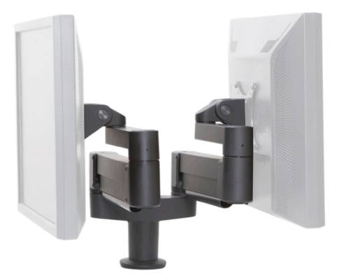 Dual Twin Independent Monitor Arm