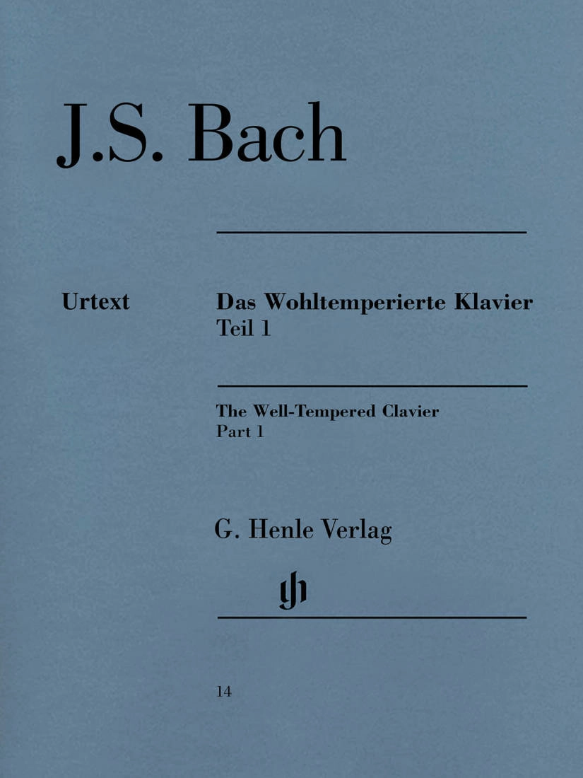 The Well-Tempered Clavier Part I, BWV 846-869 (With Fingering) - Bach/Heinemann/Schiff - Piano - Book