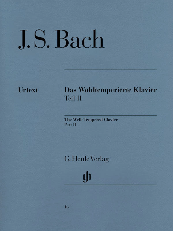 The Well-Tempered Clavier Part II, BWV 870-893 (With Fingering) - Bach/Tomita/Schiff - Piano - Book