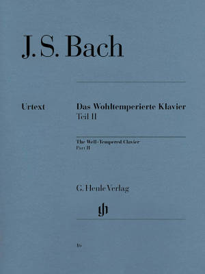 G. Henle Verlag - The Well-Tempered Clavier Part II, BWV 870-893 (With Fingering) - Bach/Tomita/Schiff - Piano - Book