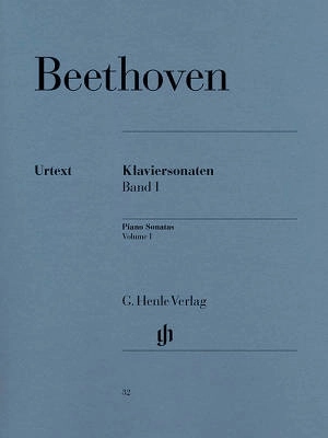 G. Henle Verlag - Piano Sonatas, Volume I - Beethoven/Wallner/Hansen - Piano - Book