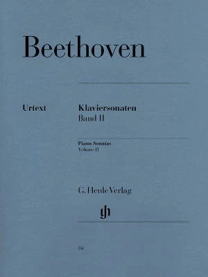 G. Henle Verlag - Piano Sonatas, Volume II - Beethoven/Wallner/Hansen - Piano - Book