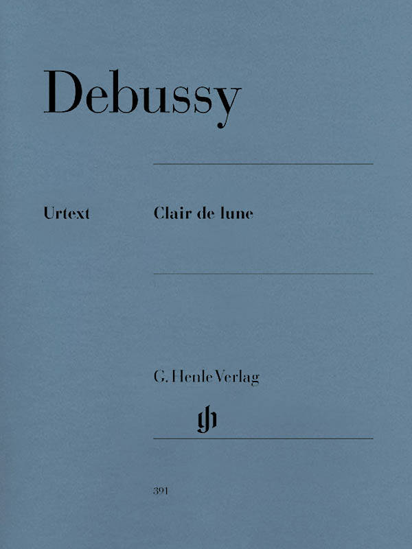 Clair de lune - Debussy/Heinemann/Lesure  - Piano - Book