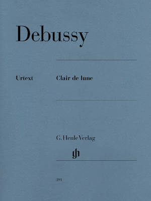 G. Henle Verlag - Clair de lune - Debussy/Heinemann/Lesure  - Piano - Book