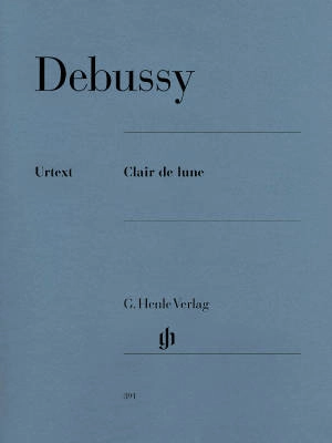 G. Henle Verlag - Clair de lune - Debussy/Heinemann/Lesure  - Piano - Book