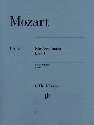 G. Henle Verlag - Piano Sonatas, Volume II (With Fingering) - Mozart/Herttrich/Theopold - Piano - Book