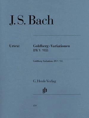 G. Henle Verlag - Goldberg Variations, BWV 988 - Bach/Steglich/Theopold - Piano - Book