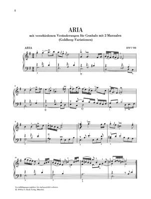 Goldberg Variations, BWV 988 - Bach/Steglich/Theopold - Piano - Book