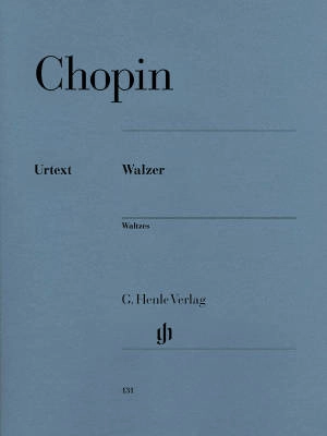 G. Henle Verlag - Waltzes - Chopin /Zimmermann /Theopold - Piano - Book