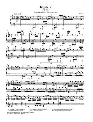 Bagatelle in a minor WoO 59 (Fur Elise) (Revised Edition) - Beethoven /Biermann /Koenen - Piano - Sheet Music