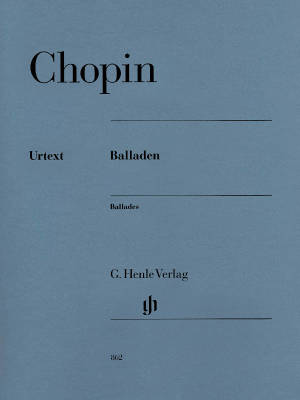 G. Henle Verlag - Ballades - Chopin /Mullemann /Theopold - Piano - Book