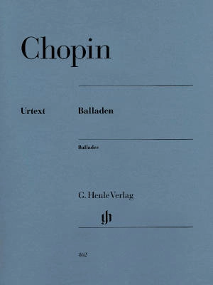 G. Henle Verlag - Ballades - Chopin /Mullemann /Theopold - Piano - Book