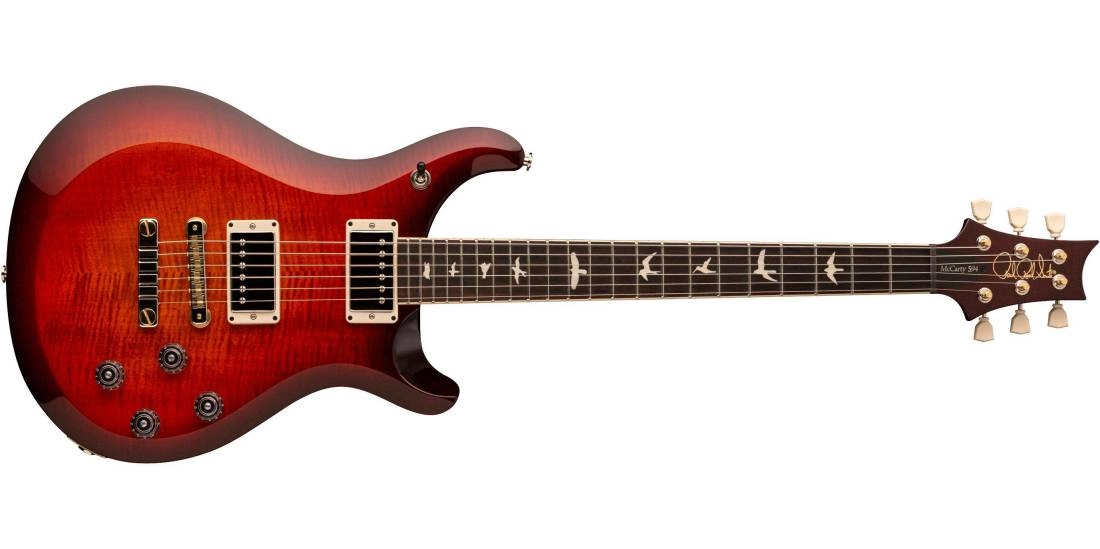 Guitare électrique S2 McCarty 594 avec étui - Dark Cherry Sunburst