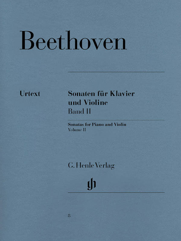Violin Sonatas, Volume II - Beethoven /Brandenburg /Theopold /Rostal - Violin/Piano - Book