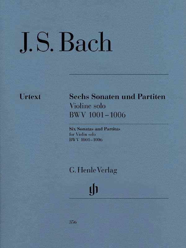 Sonatas and Partitas BWV 1001-1006 for Violin solo - Bach/Ronnau/Schneiderhan - Violin - Book