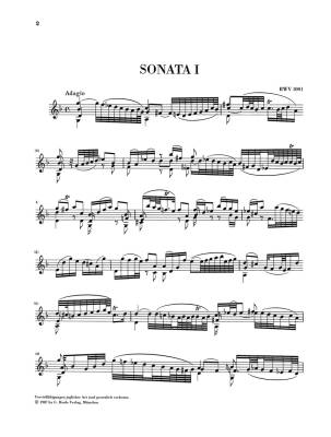 Sonatas and Partitas BWV 1001-1006 for Violin solo - Bach/Ronnau/Schneiderhan - Violin - Book